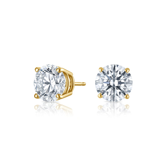 3CT GIA Certifed Diamond Studs
