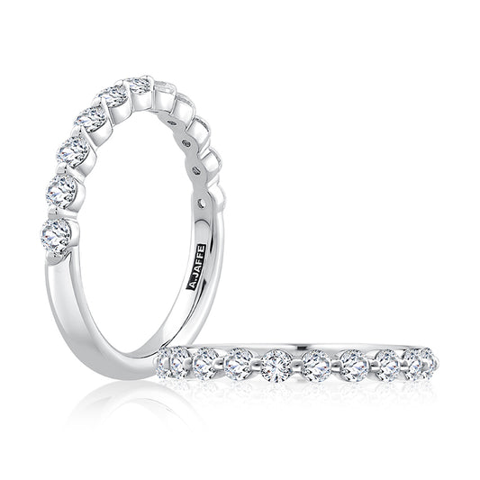 A. Jaffe Round Cut Anniversary Band