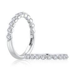 A. Jaffe Round Cut Anniversary Band