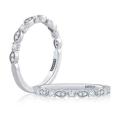 A. Jaffe Diamond Half Way Anniversary Band