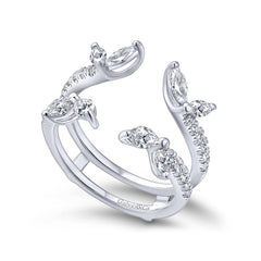 Gabriel & Co. Marquise Diamond Wedding Band