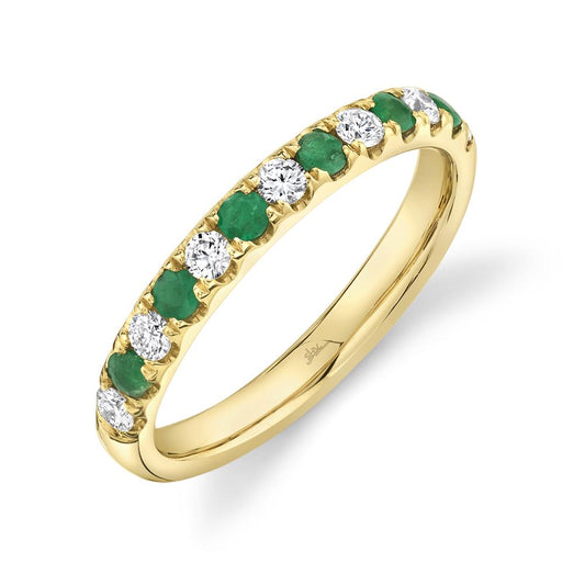Shy Creation Diamond and Emerald Ladies Band