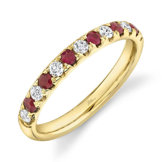 Shy Creation Diamond and Ruby Ladies Band