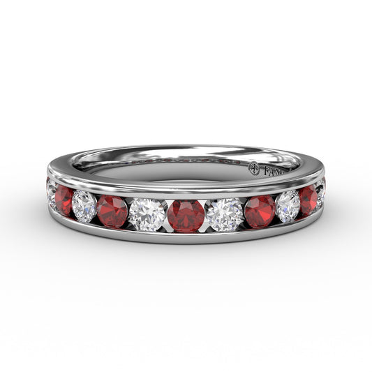 Fana Single Row Wedding Band
