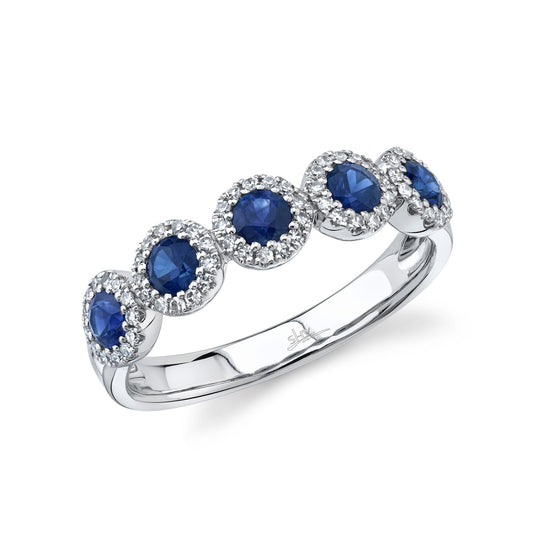 Shy Creation Sapphire & Diamond Ring
