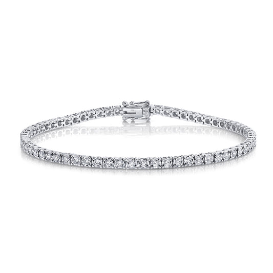 Shy Creation Diamond Tennis Bracelet - 1.00 CTW