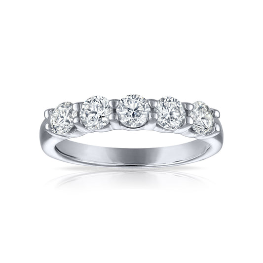 Five Stone Shared Wedding Band