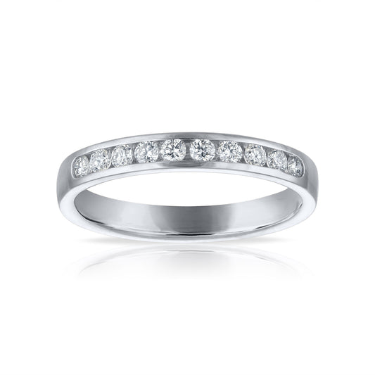 Channel Set Wedding Ring