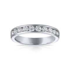 Channel Set Wedding Ring