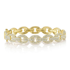 Shy Creation Diamond Link Bracelet