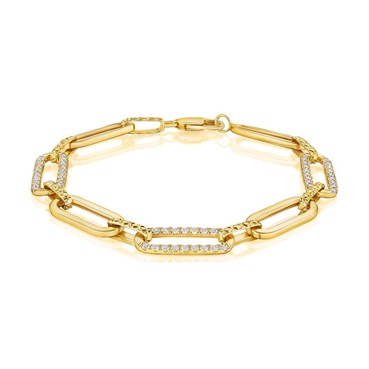 A. Jaffe Diamond Link Bracelet