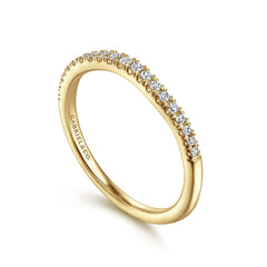 Gabriel & Co. Matching Curved Ladies Band