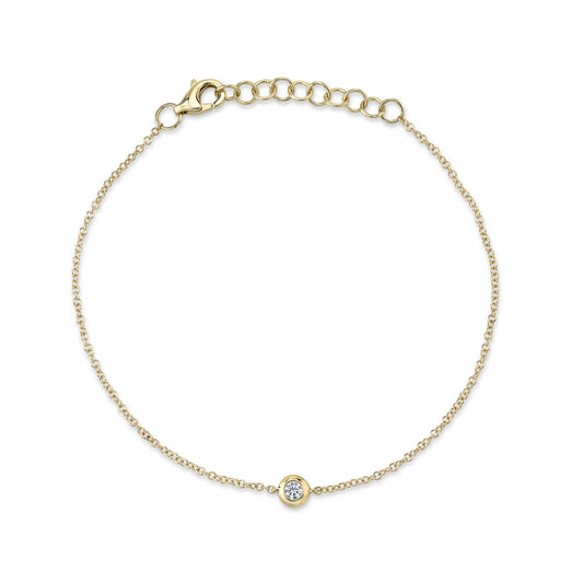 Shy Creation Dainty Diamond Bezel Bracelet
