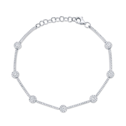 Shy Creation Dainty Diamond Bracelet