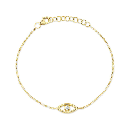 Shy Creation Diamond Eye Bracelet