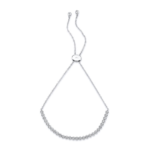 Shy Creation 14K Diamond Crown Setting Bolo Bracelet