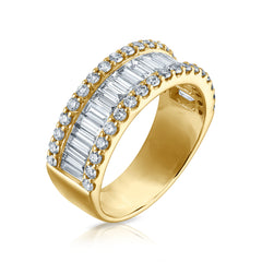 1.65CT Wide Diamond Band