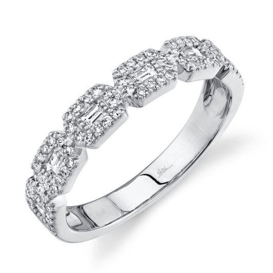 Shy Creation Baguette Diamond Ring