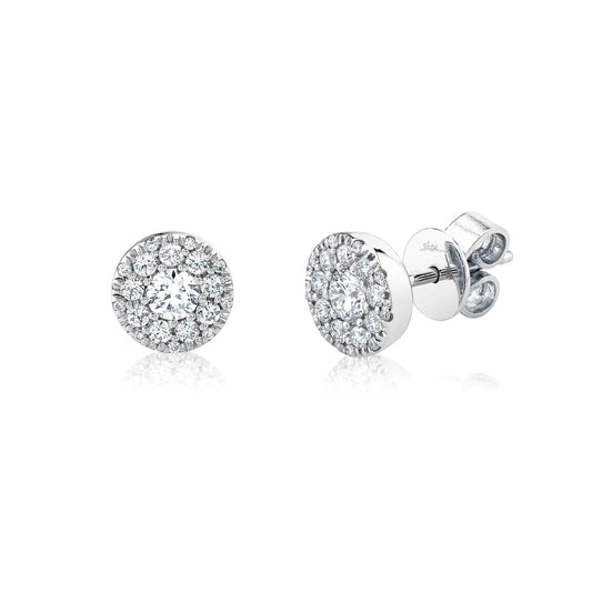 Shy Creation Diamond Cluster Earrings