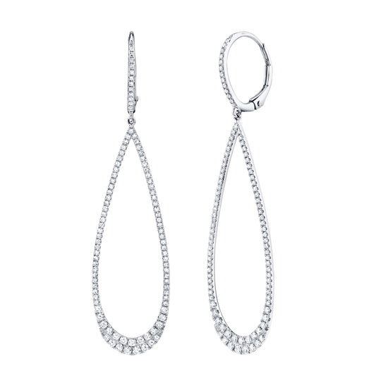 Shy Creation 14K Diamond Ladies Earring