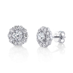 Shy Creation Diamond Stud Earrings