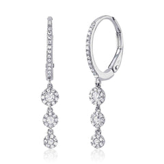 Shy Creation 14K Diamond Earring