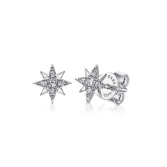 Gabriel & Co. Diamond Star Stud Earrings