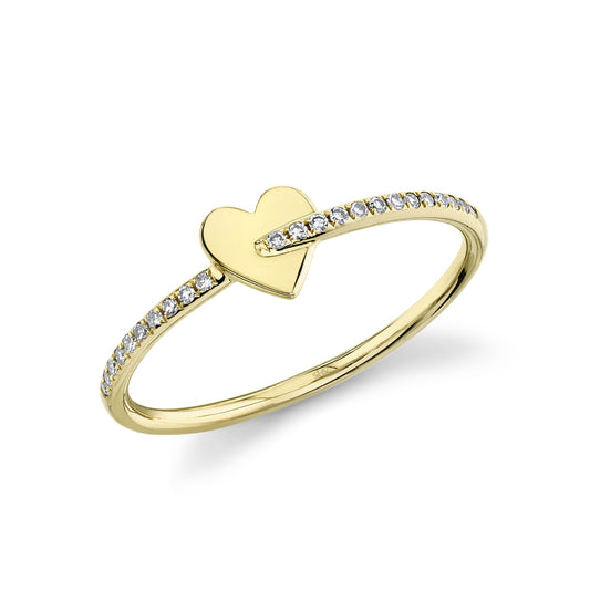 Shy Creation Heart Diamond Ring
