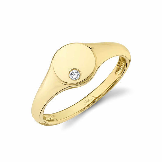 Shy Creation Bezel Diamond Ring