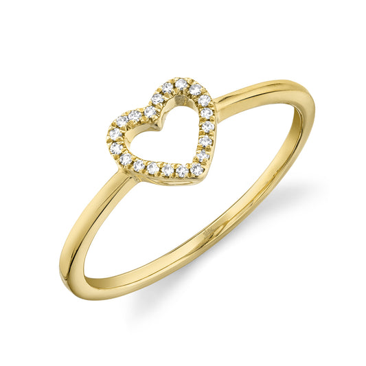 Shy Creation Heart Diamond Ring