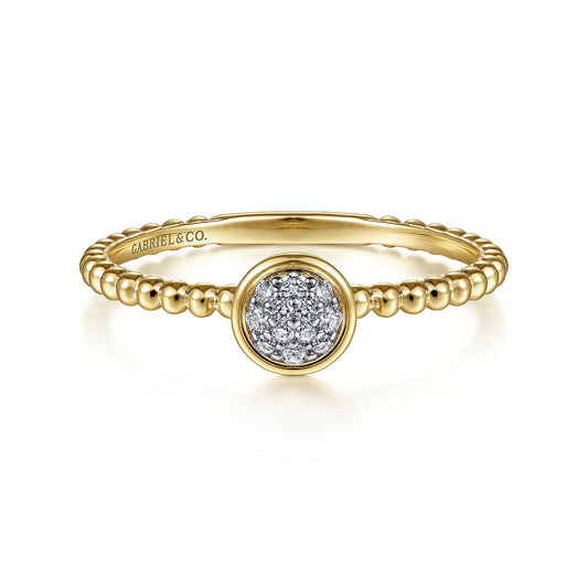 Gabriel & Co. Bujukan Cluster Diamond Ring
