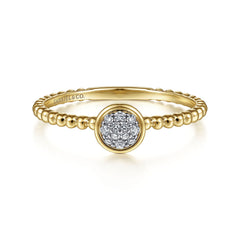 Gabriel & Co. Bujukan Cluster Diamond Ring