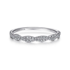 Gabriel & Co. Twisted Diamond Ring