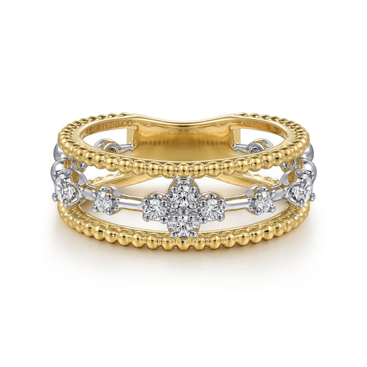 Gabriel & Co. Bujukan Stackable Diamond Ring
