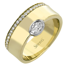 Simon G. Wide Fashion Diamond Ring