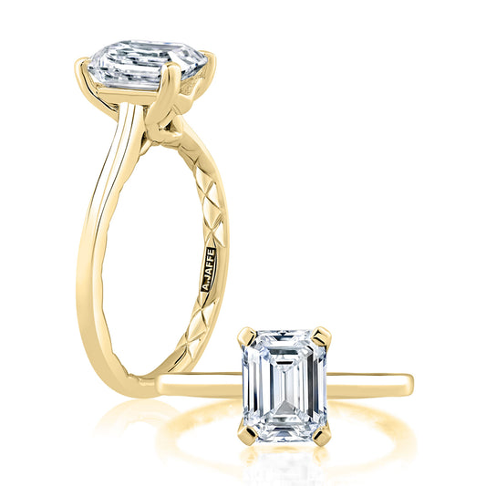 A. Jaffe Solitaire Diamond Engagement Ring