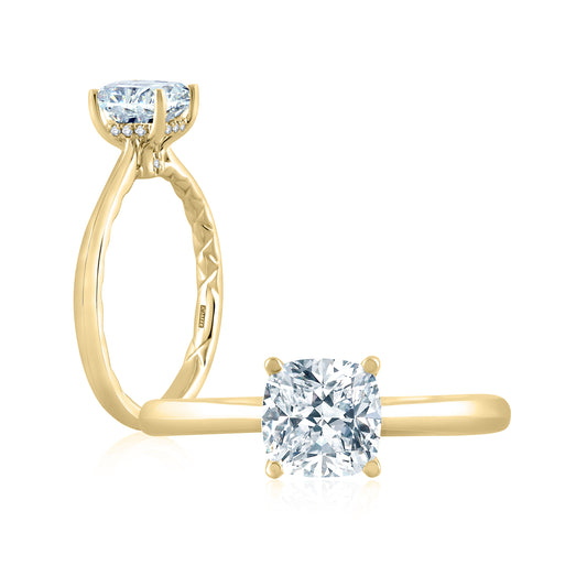 A. Jaffe Pave Diamond Engagement Ring