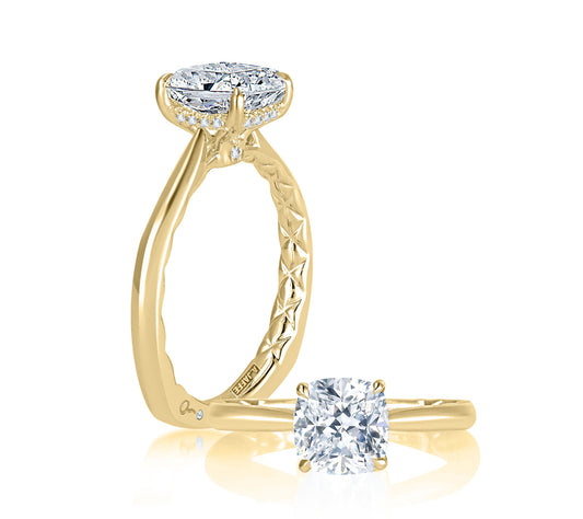 A. Jaffe Pave Diamond Engagement Ring