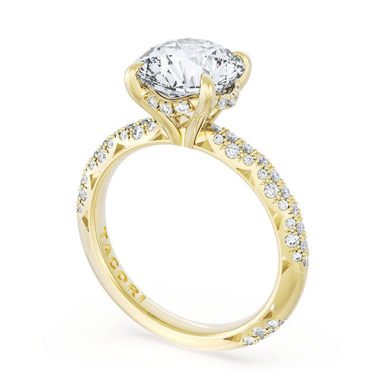 Tacori Round Bloom Engagement Ring