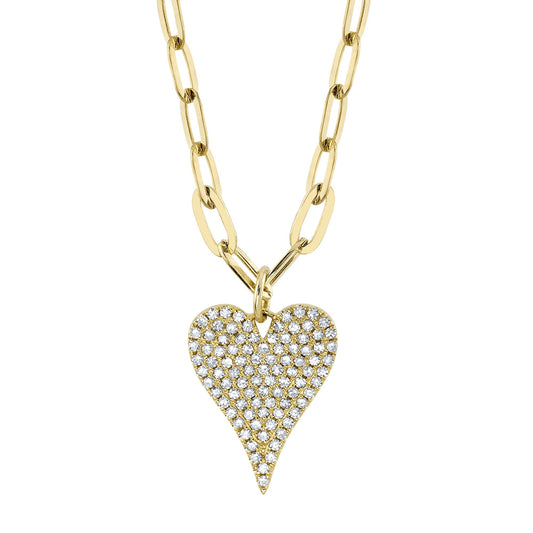 Shy Creation Heart Link Necklace