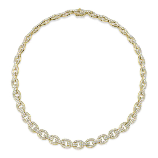 Shy Creation Diamond Link Necklace