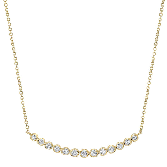 Shy Creation Diamond Crown Setting Necklace
