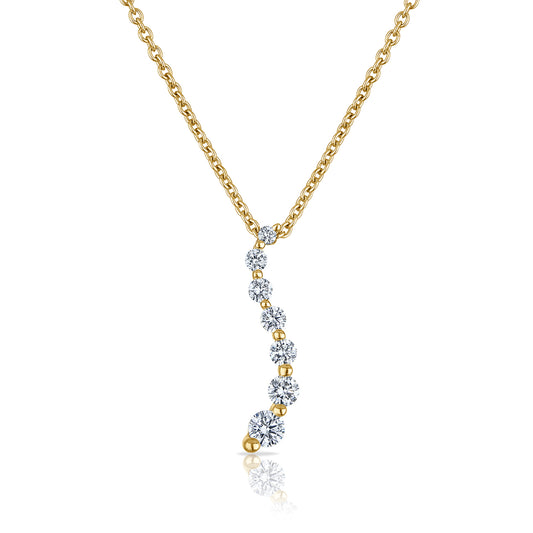 .25CT Seven Stone Journey Pendant