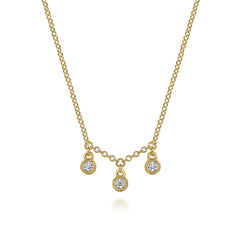 Gabriel & Co. Diamond Drop Pendant Necklace