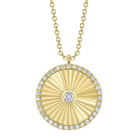 Shy Creation Diamond Circle Necklace