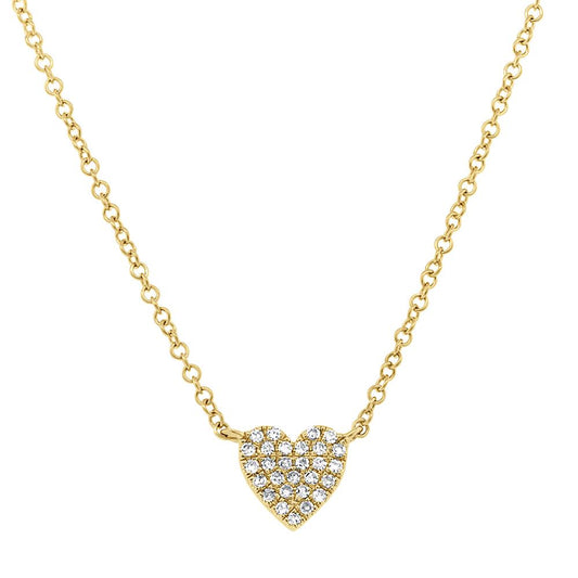 Shy Creation Diamond Heart Necklace