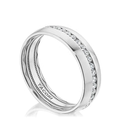 Tacori 6MM Channel Set Diamond in High Polish Finish Wedding Band