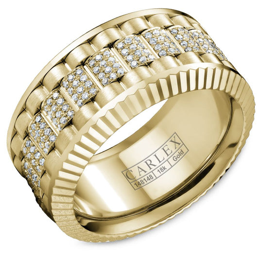 Carlex 11MM G3 Diamond Wedding Band