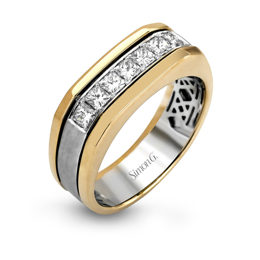 Simon G. 7.7MM Diamond Wedding Band
