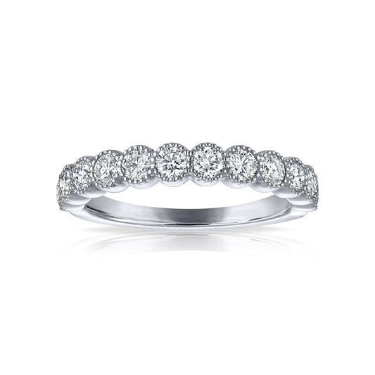 Classic Milgrain Wedding Band
